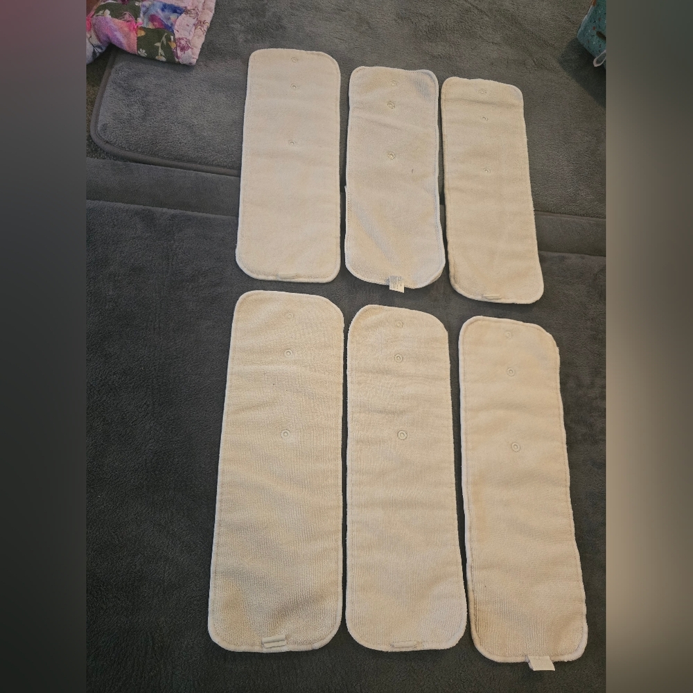 BumGenius White Cloth Diaper Inserts - Picture 4 of 4